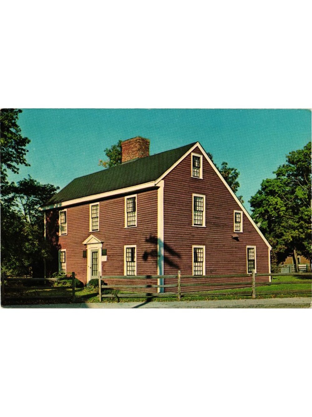 Birthplace Of John Adams 2nd President 1735 Saltbox Home Quincy Massachusetts